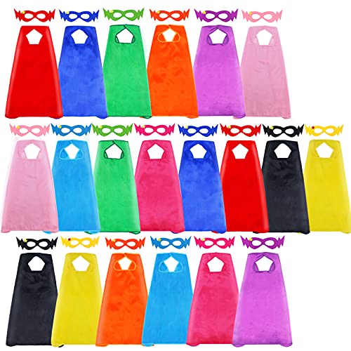 D.Q.Z Superhero-Capes for Kids 20 Sets Children-Superhero Capes and Masks for Super Hero Toys Birthday Party Dress Up Costume D.Q.Z Superhero-Capes for Kids 20 Sets Children-Superhero Capes and Masks for Super Hero Toys Birthday Party Dress Up Costume