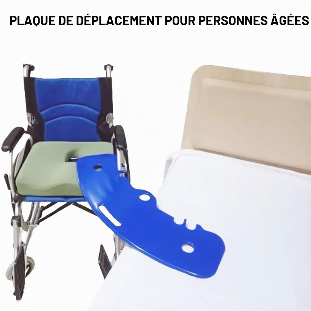 NEWFUN Planche de Transfert, Soins aux Patients, Aides au Levage Sécurisées, Planches de Transfert pour le Transfert des Patients des Fauteuils Roulants vers les lits, les Toilettes ou les Voitures