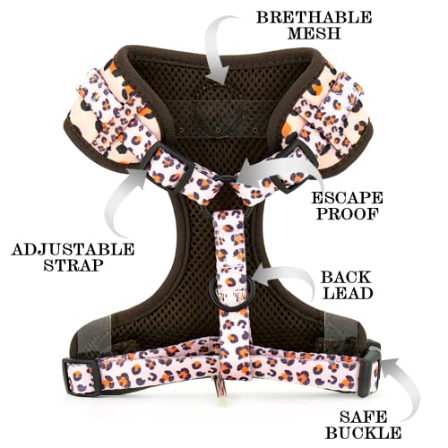 No Pull Dog Cat Harness And Leash Set, Puppia Soft Mesh Padded And Adjustable Puppy Vest Cute Pink Dog Clothes Escape Proof Easy Walk Dog Accessories For Small Medium Large Dogs Kitten #TOP2