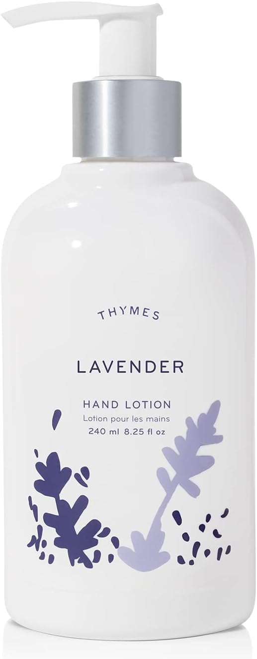 Thymes Hand Lotion, Lavender, 8.25-Ounce Pump Bottle
