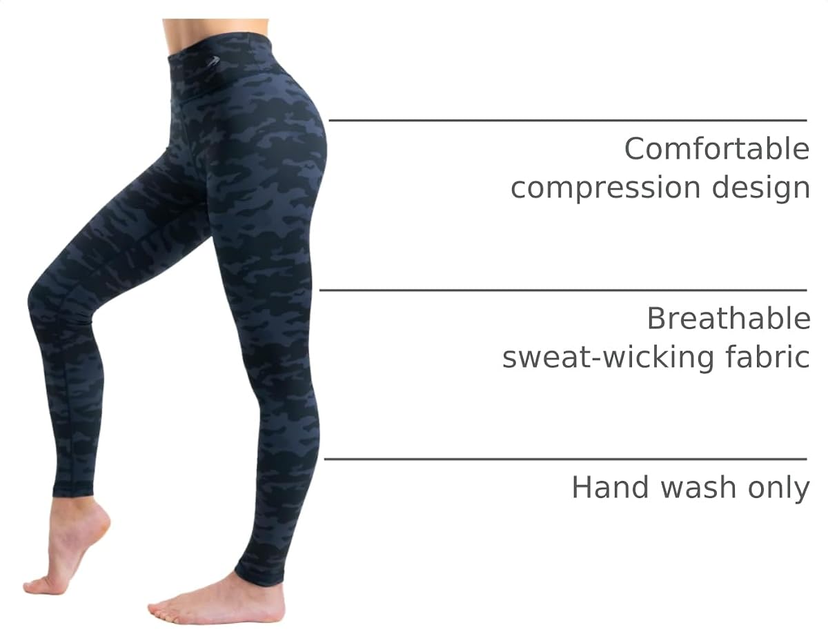 Batik Print Active Compression Leggings view 4