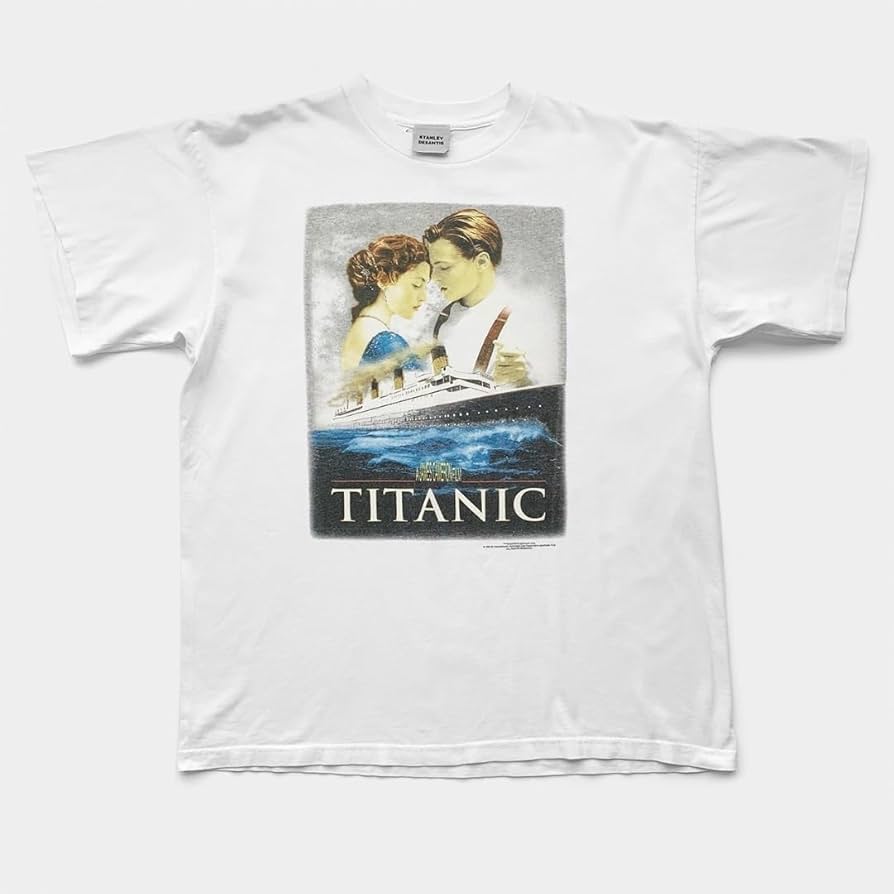 Amazon.co.jp: 90sヴィンテージ 1998 Titanic タイタニック T