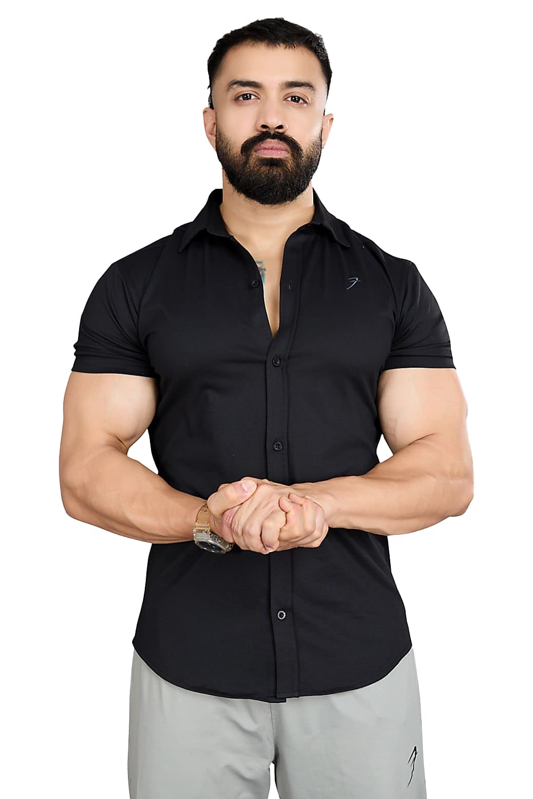 FUAARK Mens Slim Fit Breathable, Lightweight & Stretchable Shirt for Casual wear-image-24