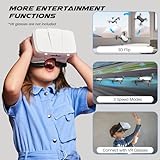 SIMREX X300C Mini Drone with Camera 720P HD, RC Quadcopter Foldable, Altitude Hold, 3D Flip, Headless Mode, Gravity Control and 2 Batteries, Gifts for Kids, Adults, Beginner, White - Image 5