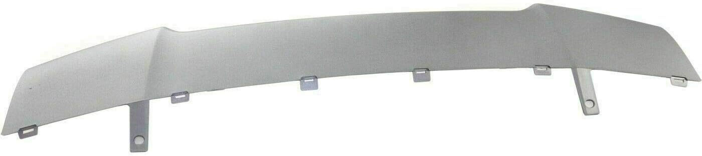 Front Bumper Lower Valance Textured Black + Molding Trim Gray For 2017-2019 Honda Cr-V Direct Replacement 71110TLAA00 71102TLAA00