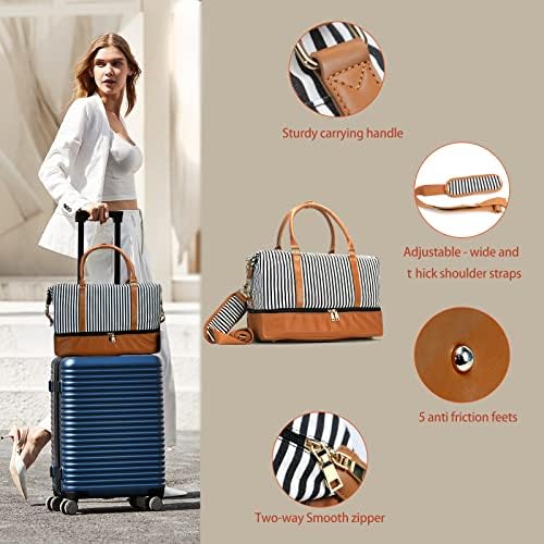 Weekender Bags For Women Large Travel Duffel Bag Overnight Carry On Tote Leather Maternity Hospital Bags For Labor And Delivery Personal Item With Luggage Sleeve And Shoe Compartment Canvas Cute Gifts 6 Weekender Bags For Women Large Travel Duffel Bag Overnight Carry On Tote Leather Maternity Hospital Bags For Labor And Delivery Personal Item With Luggage Sleeve And Shoe Compartment Canvas Cute Gifts