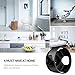 UGREEN Wall Mount Compatible for Echo Dot 2nd Generation Speaker Holder Hanger in Bedroom, Bathroom, Kitchen, Living Room, Home Space Saving Accessories Black