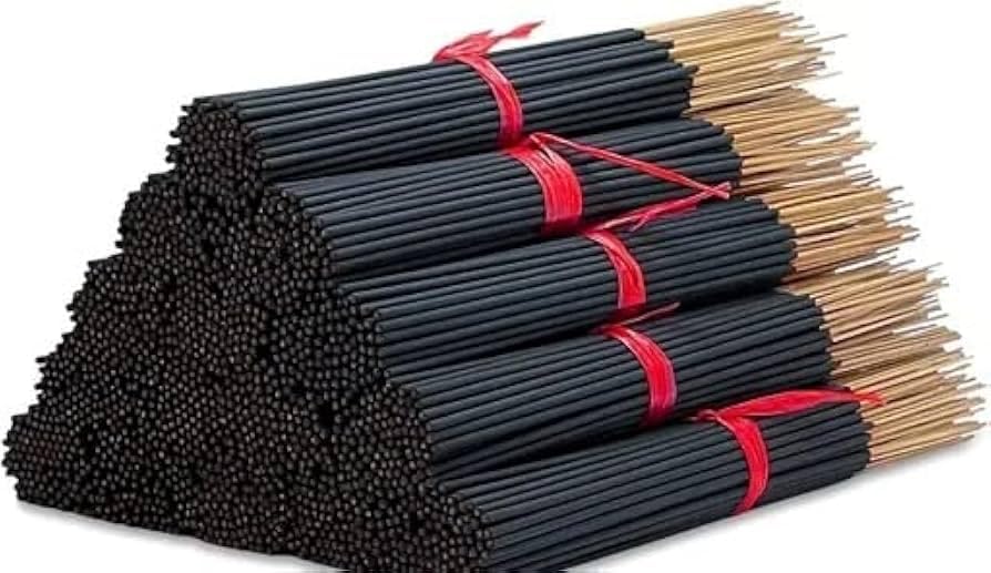 Chandan Fragrance Incense Sticks, 20.3 cm, 200gm,Black, with Sandalwood Base-image-29