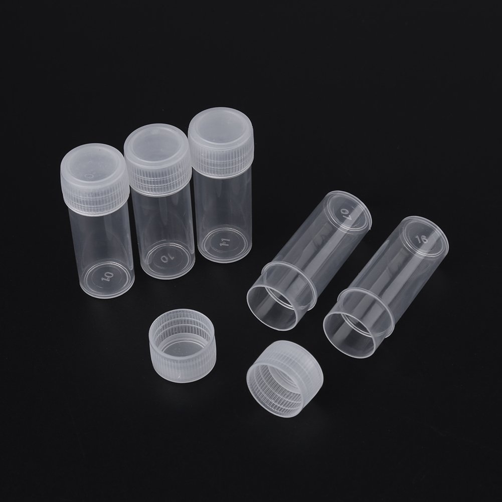 ????????????????????? Plastikowa butelka próbna, 50 sztuk 5 ml pojemności, plastikowa butelka na próbki
