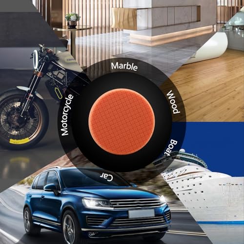 Kit esponja pulido para coche SPTA de 125mm, quita microarañazos con almohadillas T40 7