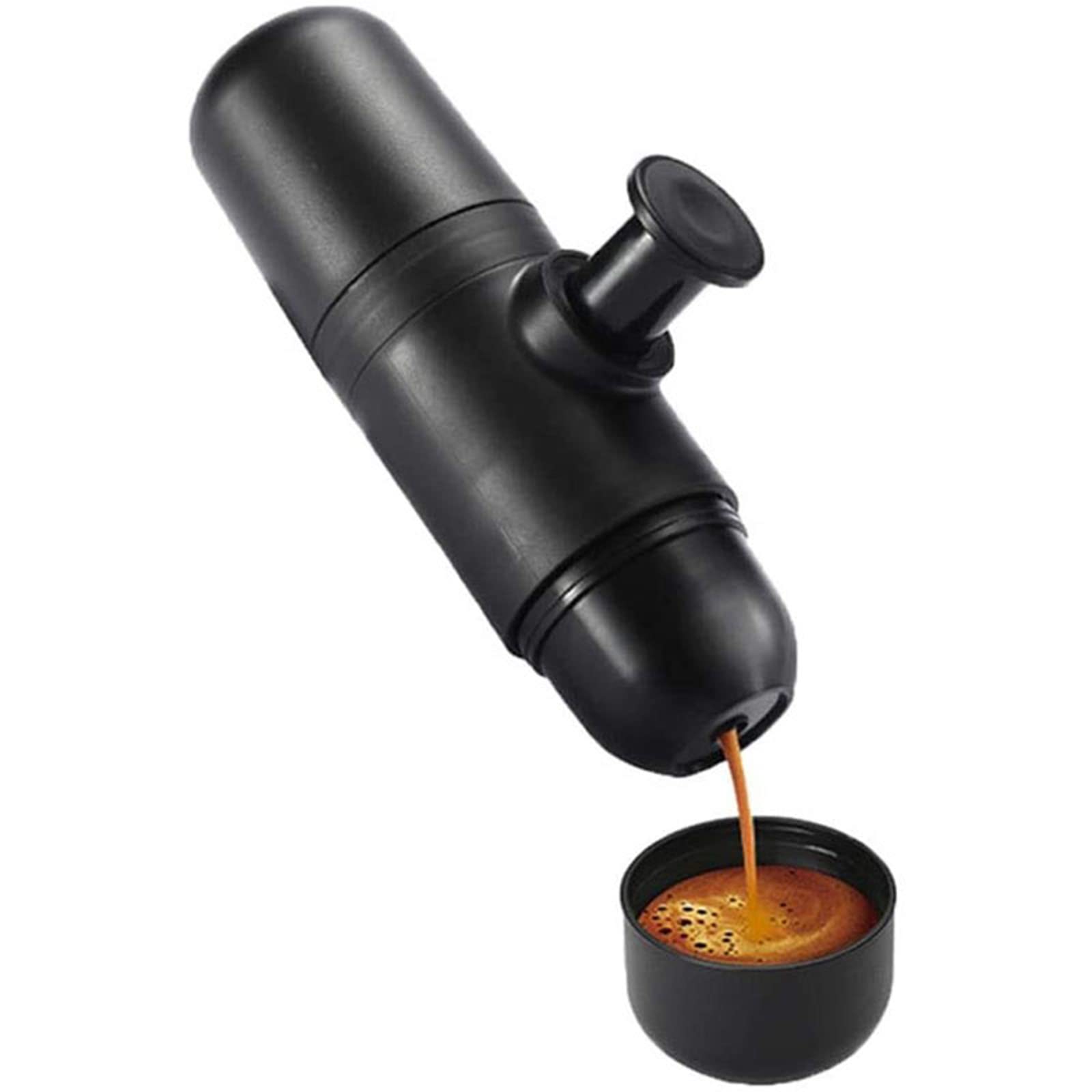 Caffettiera Macchina da caffè Portatile Macchina da caffè 70ml Pressione Espresso Manuale Manuale per Auto da Viaggio in Campeggio Escursionismo Home Office