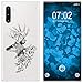 Produktbild PhoneNatic Case kompatibel mit Samsung Galaxy Note 10 Silikon-Hülle Floral Hirsch M7-1