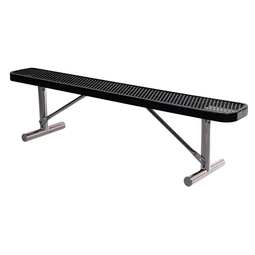 COATEDOUTDOORFURNITURE Coated Outdoor Furniture Heavy-Duty Portable Outdoor Bench Thermoplastic Coated,
