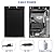 Techomey 3.5 Cu.Ft RV Propane Refrigerator with Freezer, 3 Way RV Fridge, AC/DC/GAS Refrigerator for Camper, Cabin, Semi Truck, Van, Quiet, Black