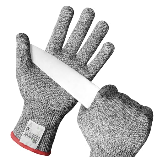 Image of Schwer 150 Pairs Core ANSI A6 Cut Resistant Gloves, Food Grade, CR1401, S | Non PFAS, No Glass Fiber, for Kitchen Food Prep, Mandolin Slicing, Meat Cutting, Oyster Shucking, Fish Fillet Processing