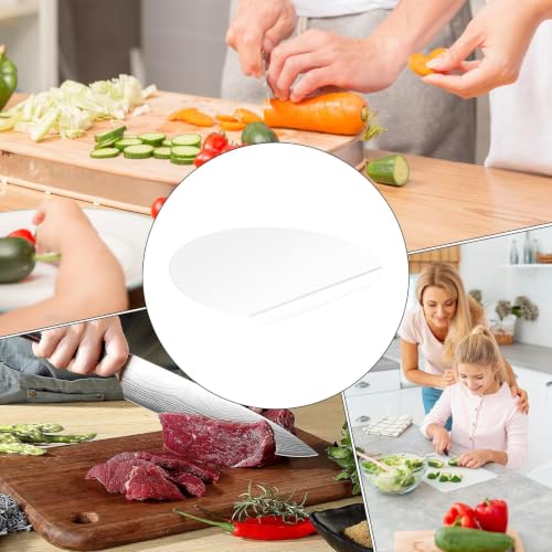 Tabla de cortar de acrílico antideslizante con borde anticaída para preparación de alimentos 6
