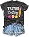 Teacher Shirts Women Test Day Teacher Shirt Do Your Best Tshirt Testing Teacher Shirt Teacher Gifts Tee Tops Grey