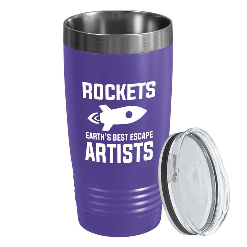 Rocket Science Purple Edition Viking Tumbler 20oz - Rockets Earths - Spacecraft Aeronautics Aviation Aircraft Engineering Aerodynamics Technician space lover outer space