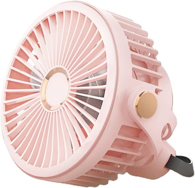 KAOROU Mini Fan Mini Bed Portable Mude Estudiante Hostel Oficina De Ventilador De Techo USB Ventilador Eléctrico Recargable (Color : A, Size : As Shown)