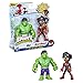 Hasbro Spidey and His Amazing Friends Marvel Hero Reveal 2-Pack,-Action Figures,-Mask Flip Feature, Miles Morales: Spider-Man and Hulk, 3 and Up