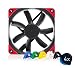 Produktbild Noctua Bundle: 4X NF-S12A PWM chromax.Black.swap, Leiser Premium-Lüfter, 4-Pin (120mm, Schwarz)