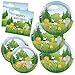 CC HOME Jungle Theme Birthday Party Supplies Sets,Wild One Birthday Supplies Pack - Serves 16 - Includes Plates, Cups and Napkins. Safari Animal Party Decorations,Supply Tableware Set Kit for Zoo Animal,Forest Animals Baby Shower or Birthday Party Supplies Favor