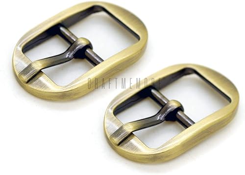 CRAFTMEMORE 4 hebillas de cinturón de 12 pulgada, 58 pulgadas, hebilla central ovalada de una sola punta, para accesorios de fabricación de