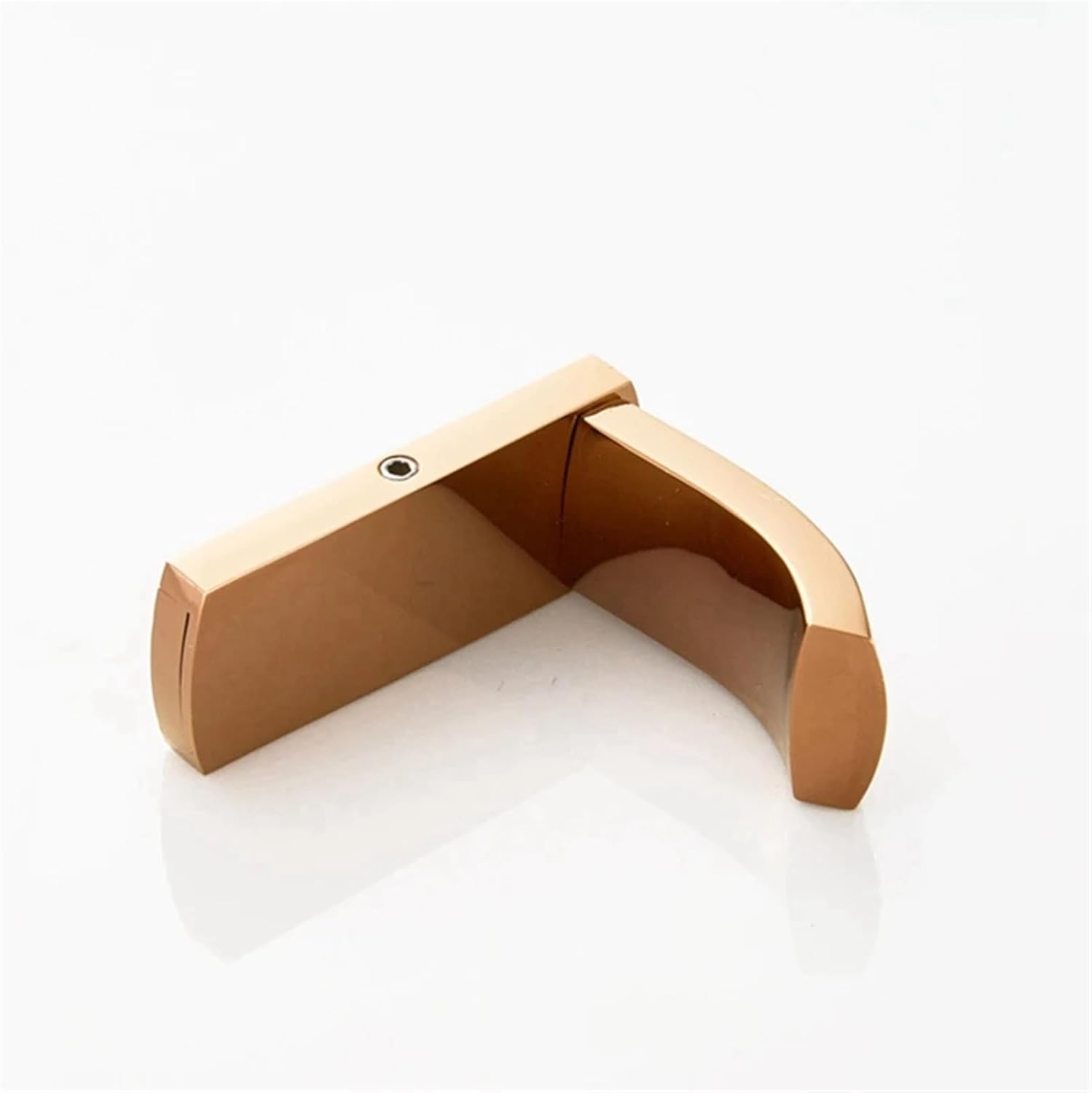 2Pcs Bath Towel Hooks,Wall-Mounted Copper and Bathrobe in Rose Gold, Bathroom and Bedroom Coat