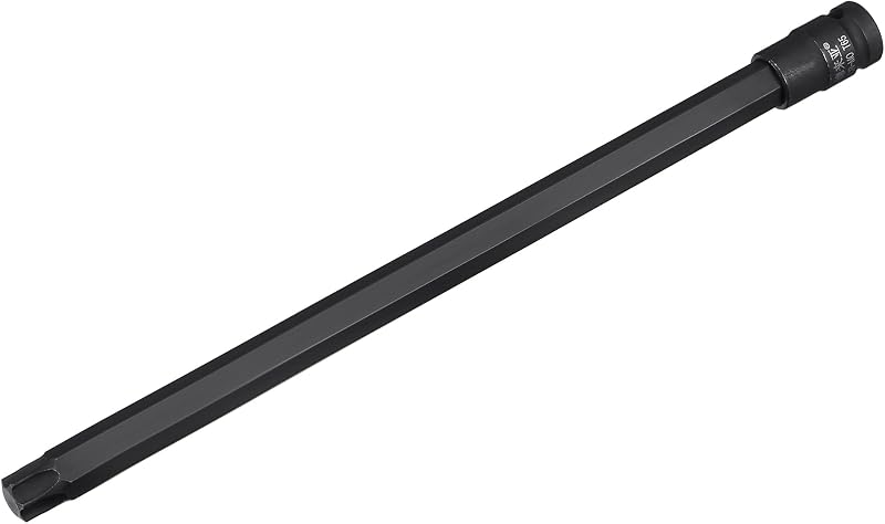 Soquete com Ponta Torx T65 e Encaixe de 12,7 mm (1/2 pol.), Aço S2 e CR-MO, 30,5 cm, uxcell