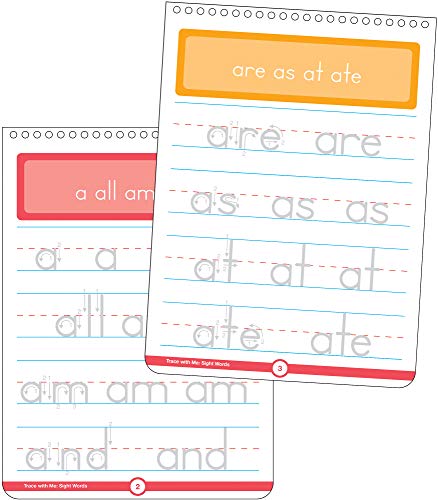 Trace with Me: Sight Words Wipe Clean Workbook, Practice Sight Words with Dry Erase Marker for Preschool and Kindergarten - Image 3