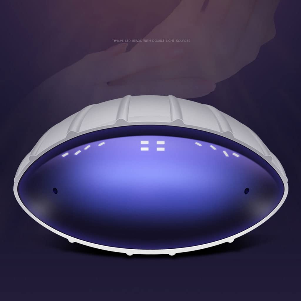 SYALEO Lampada Unghie Asciugatrice Lampada da Manicure fototerapia - Strumenti for Unghie Professionali con sensore Automatico - Asciugacatura Professionale Gel Polish Light in Casa