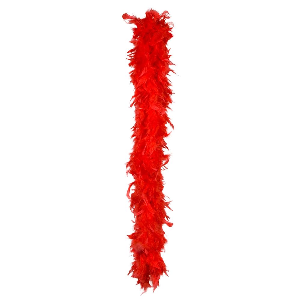Angel Fairy Wings Costume Fancy Dress Large Black/ White/ Red/Rainbow/Pink Deluxe Real Feathers WINGS/ feather BOAS/ HALO (Red Boa)
