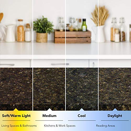 Instant Granite Countertop Vinyl Laminate Sheet | Peel & Stick | Durable Self-Adhesive Paper Resists Heat, Stains, Water | Kitchen & Bath | 36” X 216” | Granite Design | Black (18Ft) #TOP2