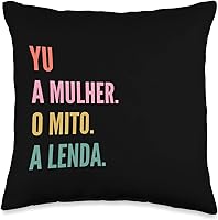 Vista 1 de Funny Portuguese First Name Design - Yu Throw Pillow