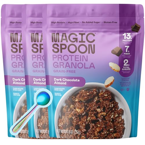 Image of Magic Spoon Dark Chocolate High Protein Granola - Low Sugar, 3 Pack