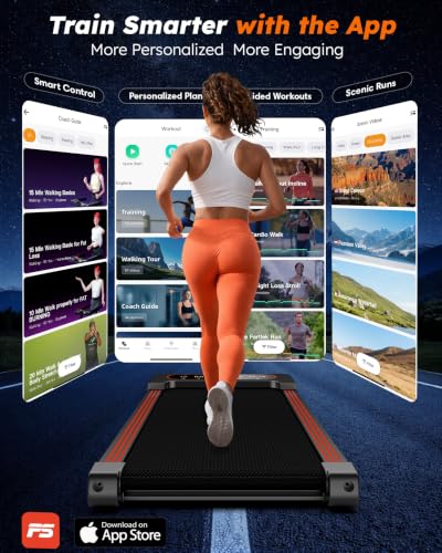 Image of Walking Pad with Auto Incline 12%-12Level, Under Desk Treadmills for Home