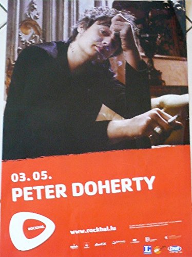 Poster Peter Doherty 70x100 cm pour décoration salon rock moderne