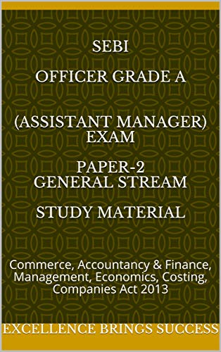 SEBI Officer Grade A (Assistant Manager) Exam Paper-2 General ...