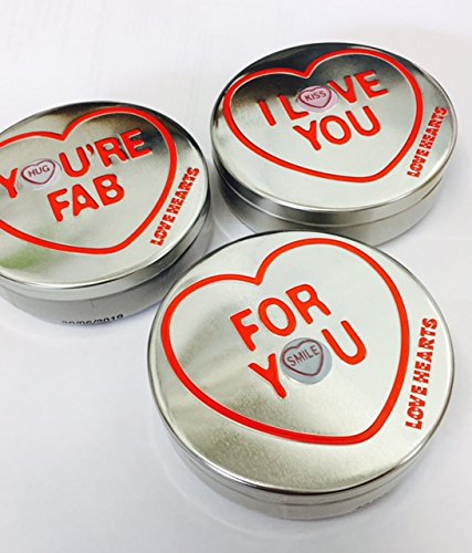 Swizzels Love Hearts Tin, 100 g
