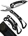 Produktbild Outdoor Saxx® - 6-in-1 Karabiner Werkzeug Fahrrad Multi-Tool für Schlüsselbund, Zange, Messer, Schraubendreher, Öffner, Karabiner, schwarz