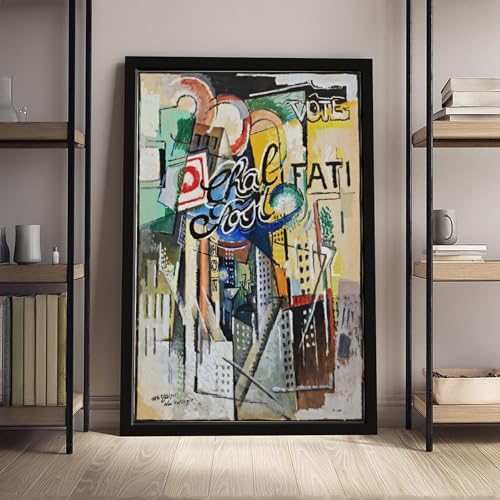 Albert Gleizes Chal Post impression sur toile déco murale bureau 30x45 - 4