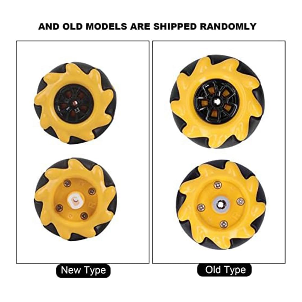 YEHEI Mecanum Wheel, 48mm Omni-Directional Wheel Smart Robot Car Accessories DIY Toy Components Replacement Accessories - Image 4