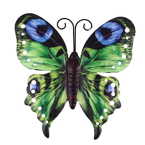 Holibanna Figuras Decorativas de Hierro para Terrazas y Jardines, Decoración Metálica para Paredes Exteriores y Cercos, Colgantes para Ambientes al Aire Libre