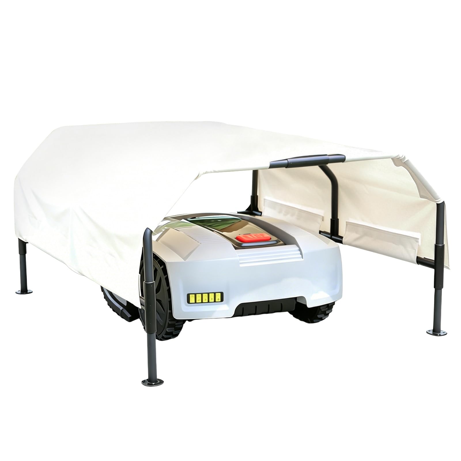 Garage for Robot Lawn Mower，for All Models on the Market (Plus Size) | Robot Lawn Mower Garage: Larger size + 600D Oxford waterproof Cover，Provides safe protection for your lawn mower