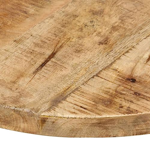 Generisch Tischplatte Massivholz Mango Rund 25-27 mm 40 cm,jiangboyue-286004