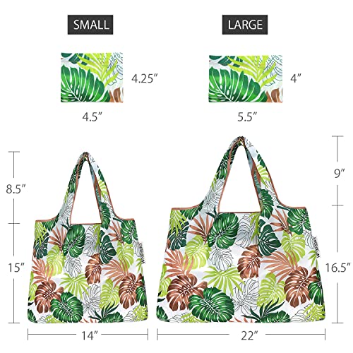 Image of allydrew Large Foldable Tote Nylon Reusable Grocery Bag