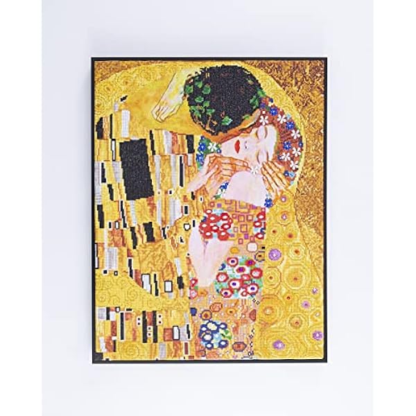 DIAMOND DOTZ - Kit di pittura con diamantini, motivo Il bacio di Klimt