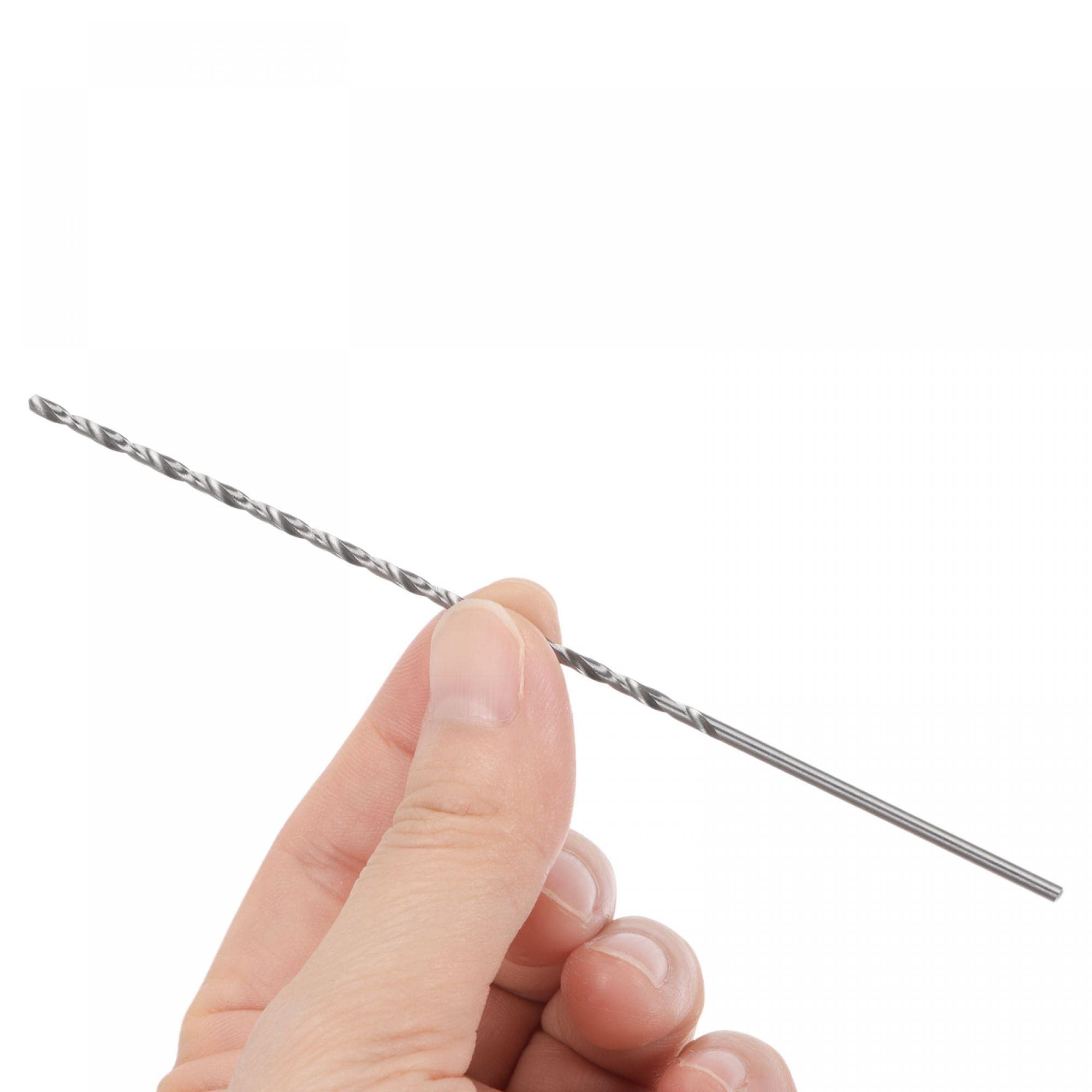 10x 1mm Mini-Bohrer HSS 120mm Lang – Extra Lange Spiralbohrer Für Metall & Alu
