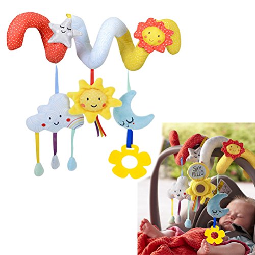 TOYMYTOY Kid Lit Berceau Landau de bébé Suspendus Hochets Spirale Poussette Siège Auto Jouet