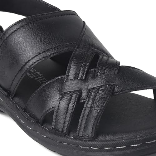 Image of Red Chief Leather Casual Sandals for Men